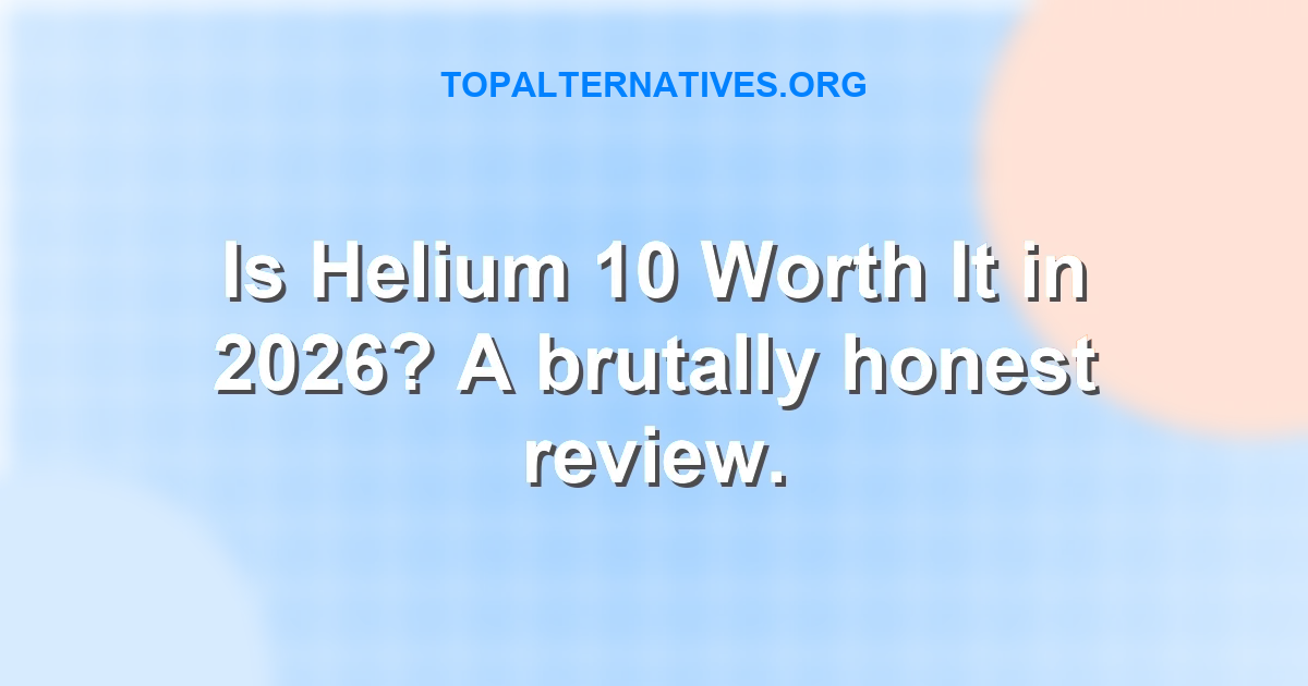 Is Helium 10 Worth It in 2026? A brutally honest review.