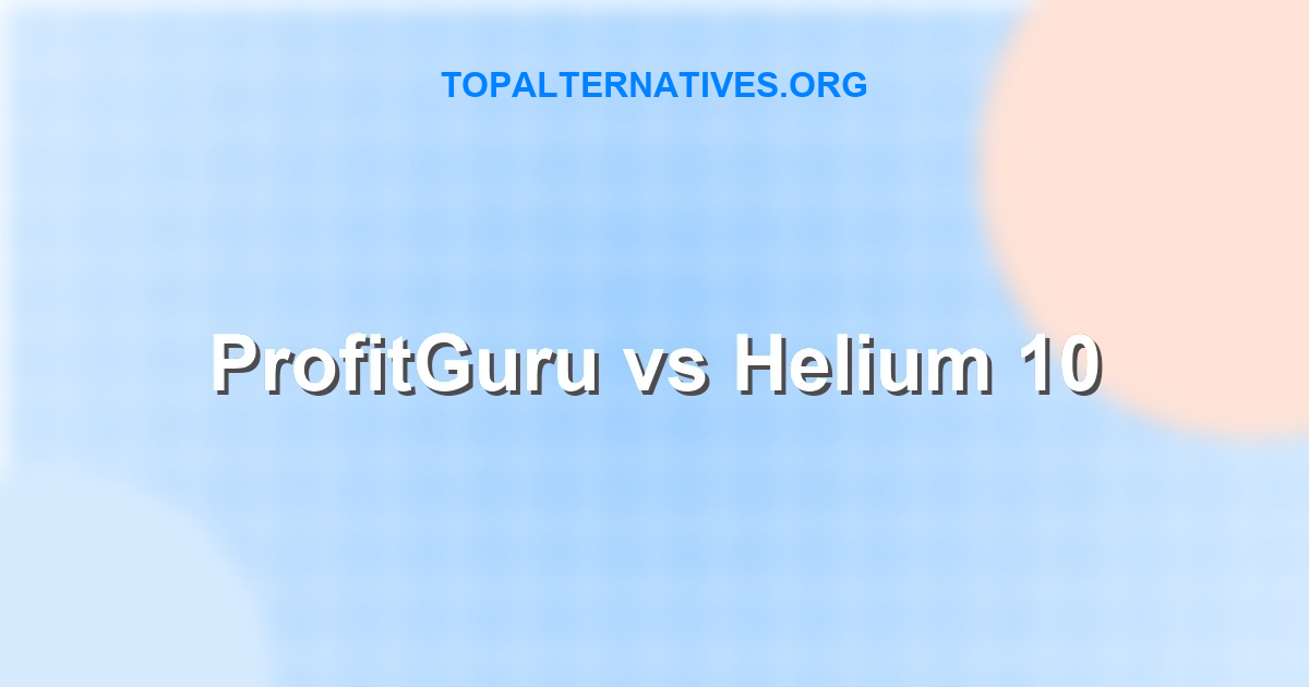 ProfitGuru vs Helium 10: The Best Alternative in 2026?